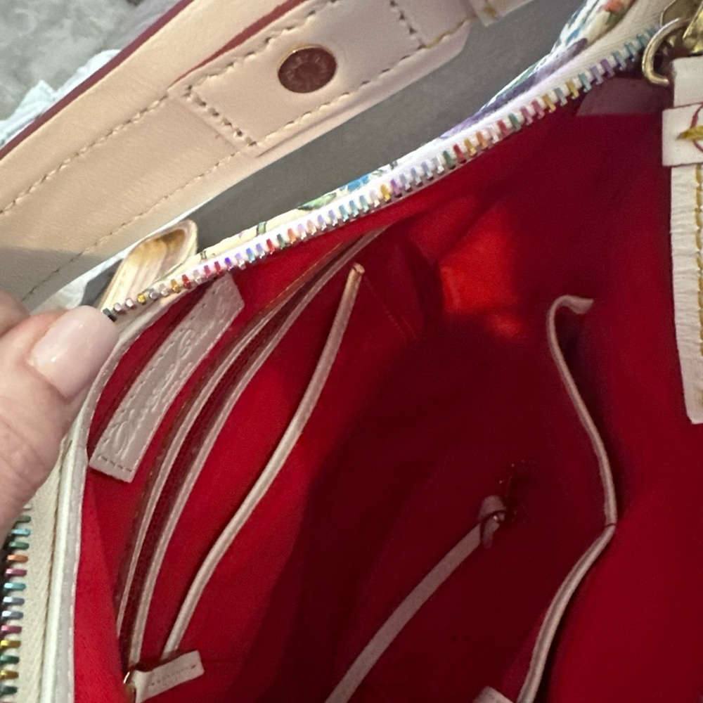 Dooney & Bourke Multicolor Floral Hobo Bag - Picture 6 of 9